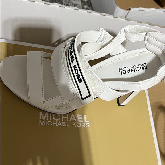 Michael Kors White Strappy Heels - Picture 12 of 12